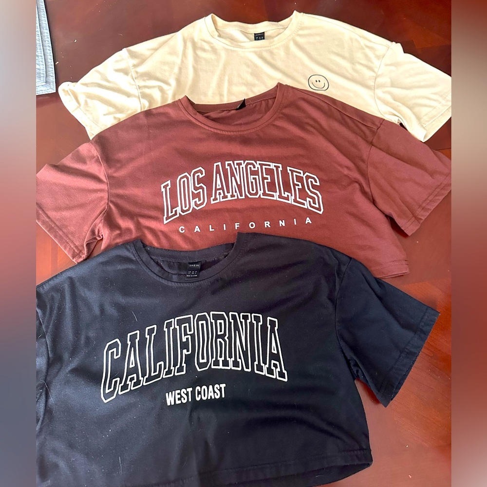 NWOT Shein crop top 3 pack